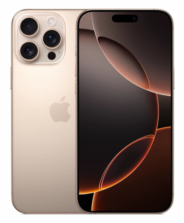 iPhone 16 Pro 512Гб (1 sim + eSIM / 90%) Пустынный титан - Б/У ★★★☆☆