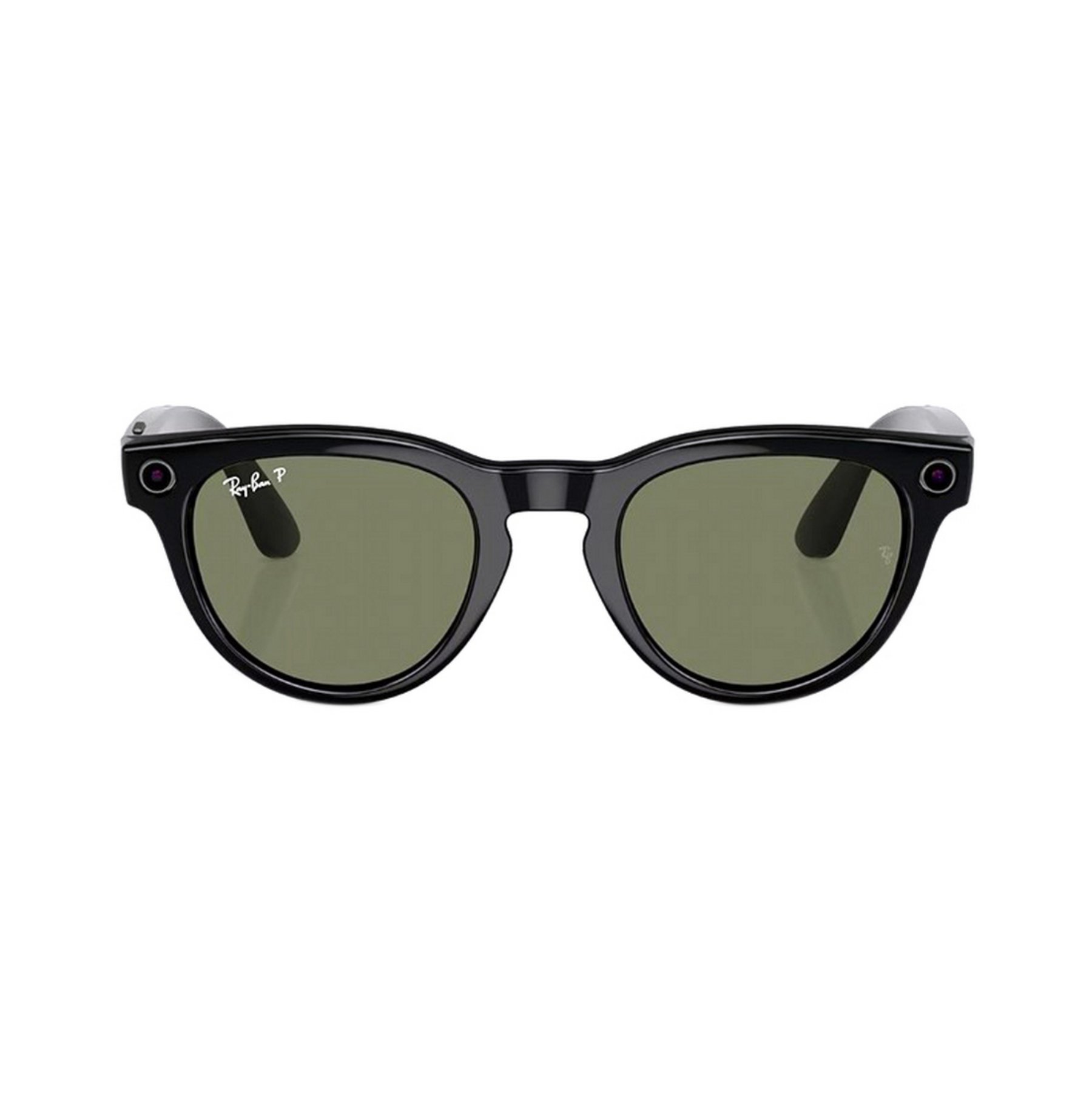 RayBan Meta Headliner, 150 - 50 размер, Блестящий черный/полярный зеленый, RW4009