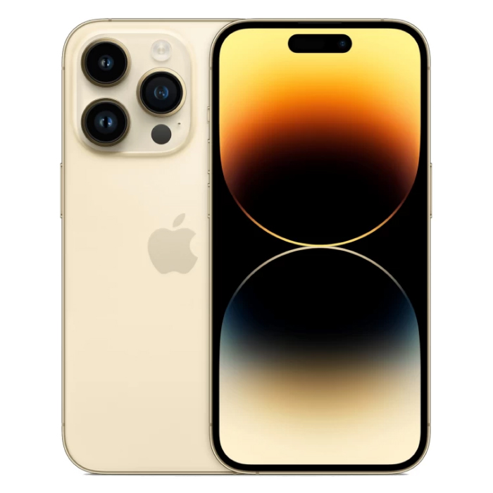 iPhone 14 Pro Max 256Гб (1 sim + eSIM / 83% / без коробки) Золотой - Б/У ★★★☆☆