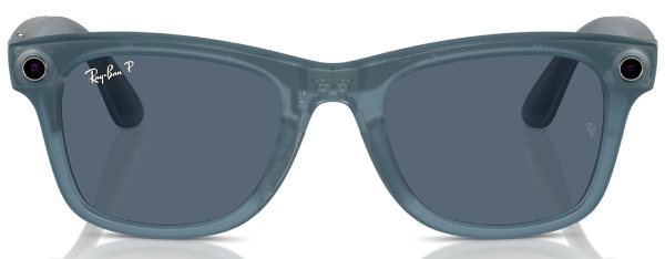 Умные очки RayBan Wayfarer RW4006 Matte Jeans Transparent/Dusty Blue