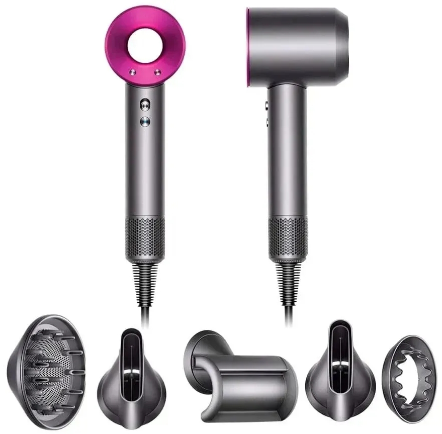 Фен для волос Super Hair Dryer с 5 насадками в 