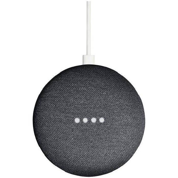 Акустическая система Google Home Mini, Древесный уголь