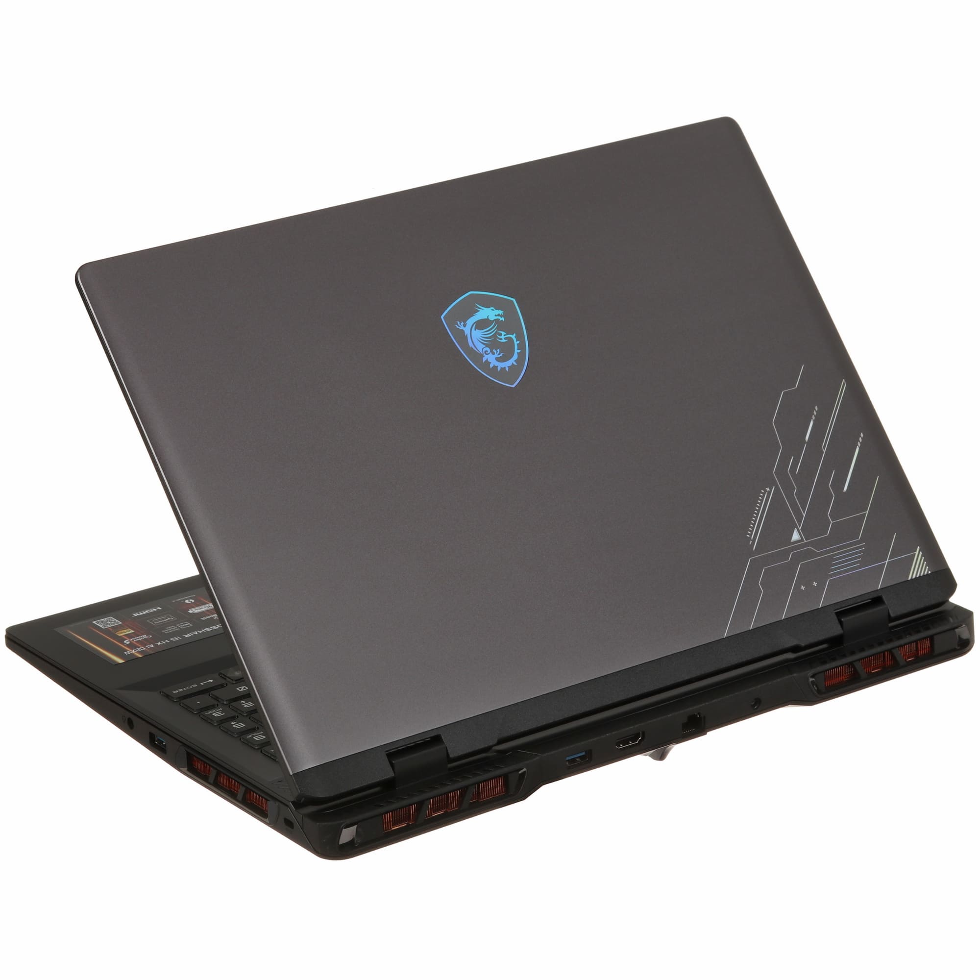 Ноутбук MSI Crosshair 16 HX AI D2XWFKG Core Ultra 7 255HX/16Гб/512Гб SSD/RTX 5060 8Гб/16" QHD+ 240Гц/DOS/Серый (9S7-15P421-234)