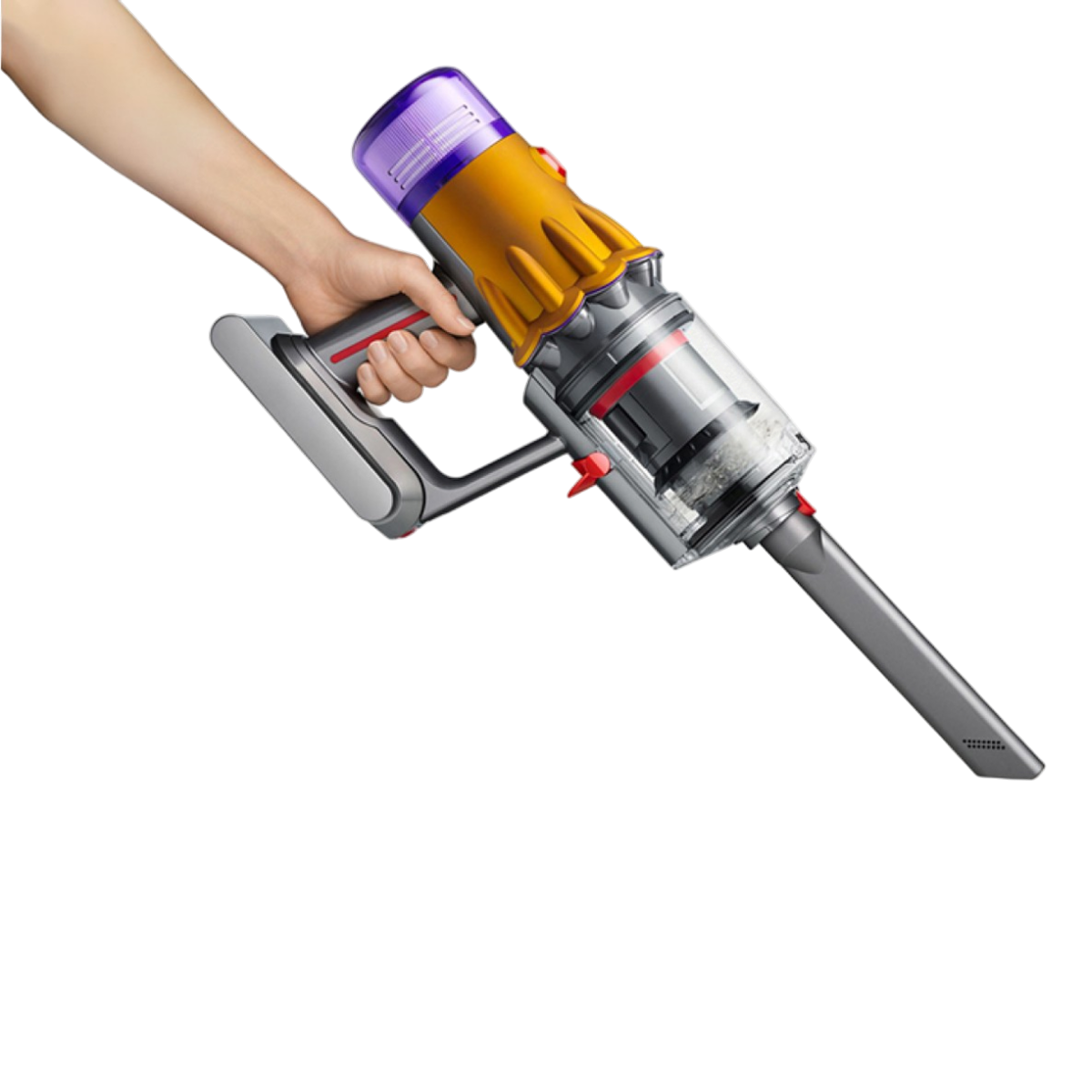 Беспроводной пылесос Dyson V12 Detect Slim Absolute Vacuum Cleaner, Никель/Желтый