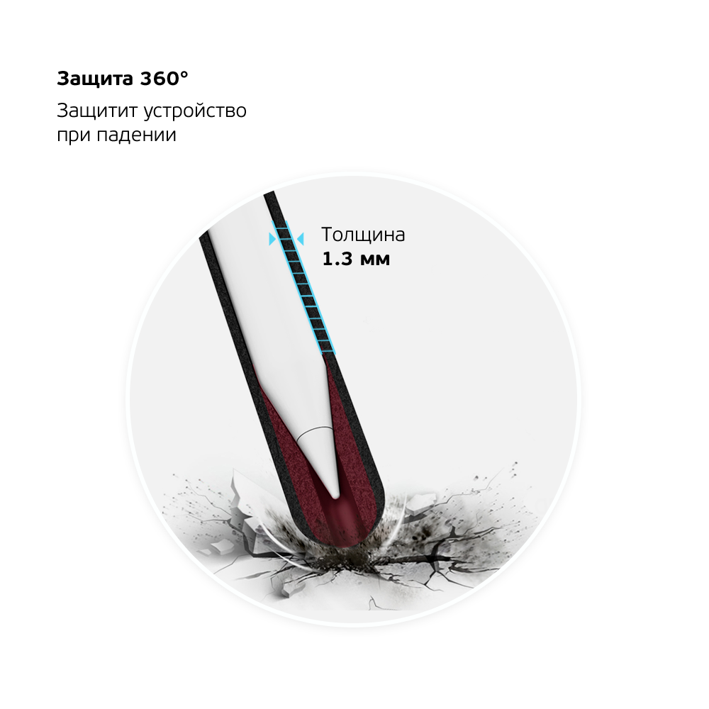 Чехол Deppa для Apple Pencil 2, Черный