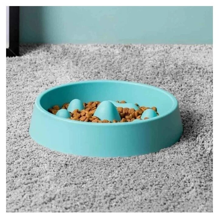 Миска для корма Xiaomi Jordan&Judy Pet Slow Bowl, Сний