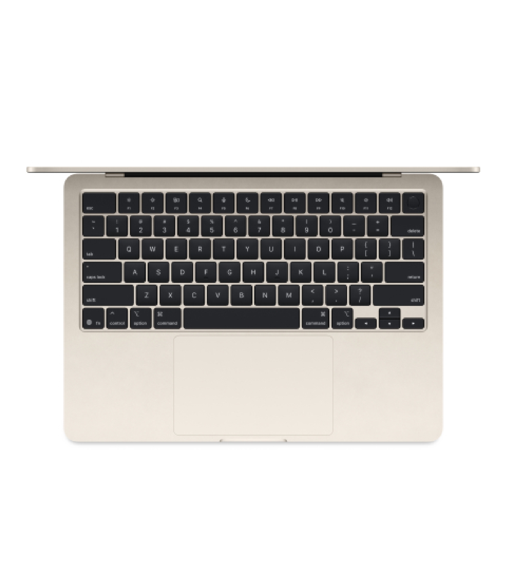 Ноутбук Apple MacBook Air 13" (Early 2025) MC6A4 (10C CPU/10C GPU/M4/24Гб/512Гб SSD), Сияющая звезда