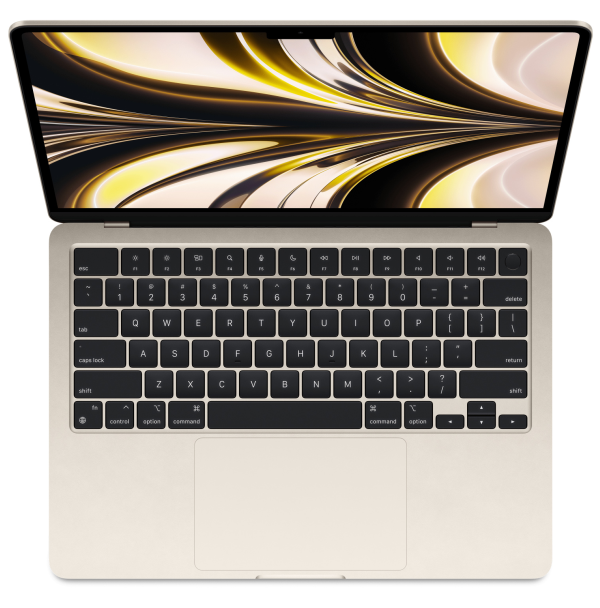 Ноутбук Apple MacBook Air 13" (Mid 2022) MLY13 (M2/8Гб/256Гб SSD), Сияющая звезда