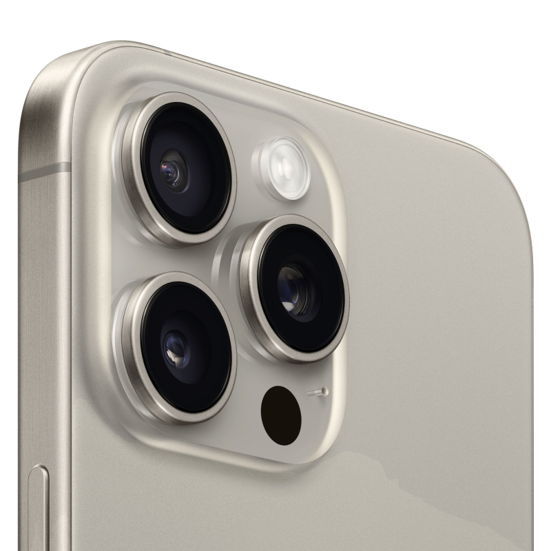 iPhone 15 Pro Max 256Гб (1 sim + eSIM / 86%) Натуральный титан - Б/У ★★★☆☆