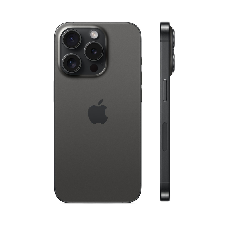 Apple iPhone 15 Pro 128Гб, eSIM, Черный титан