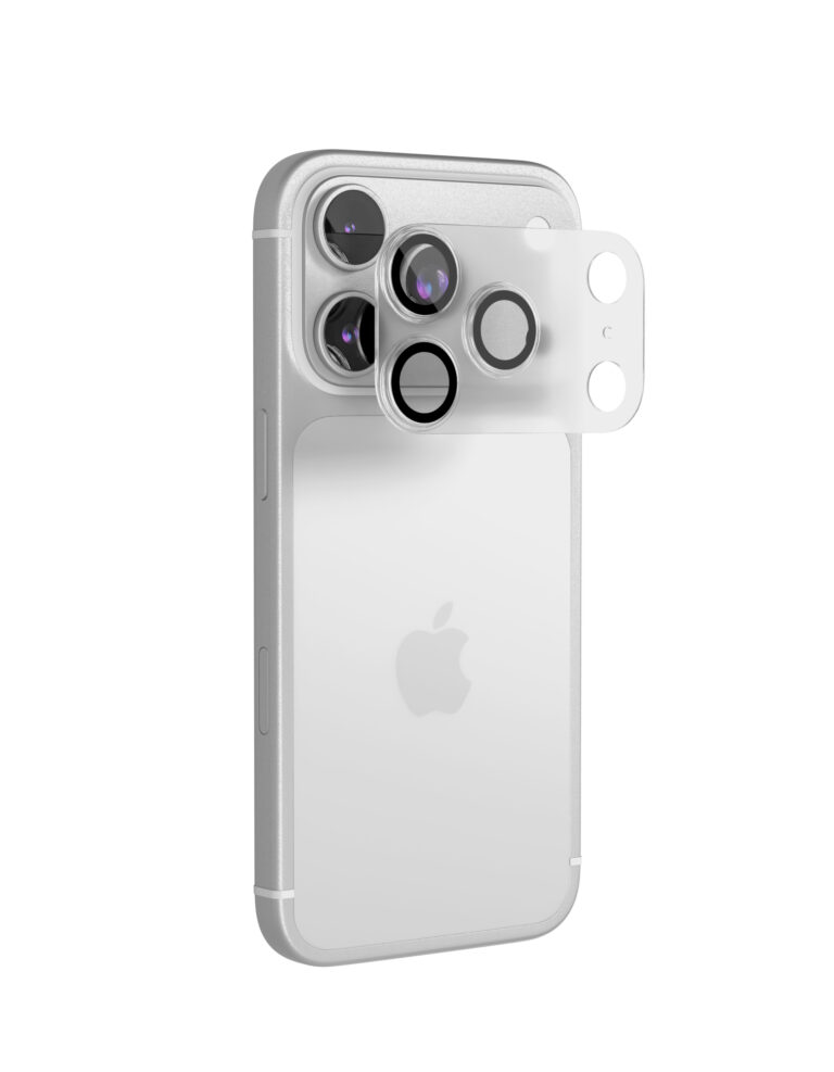 Стекло защитное VLP Lens Protector для камеры iPhone 17 Pro Max, с черной рамкой