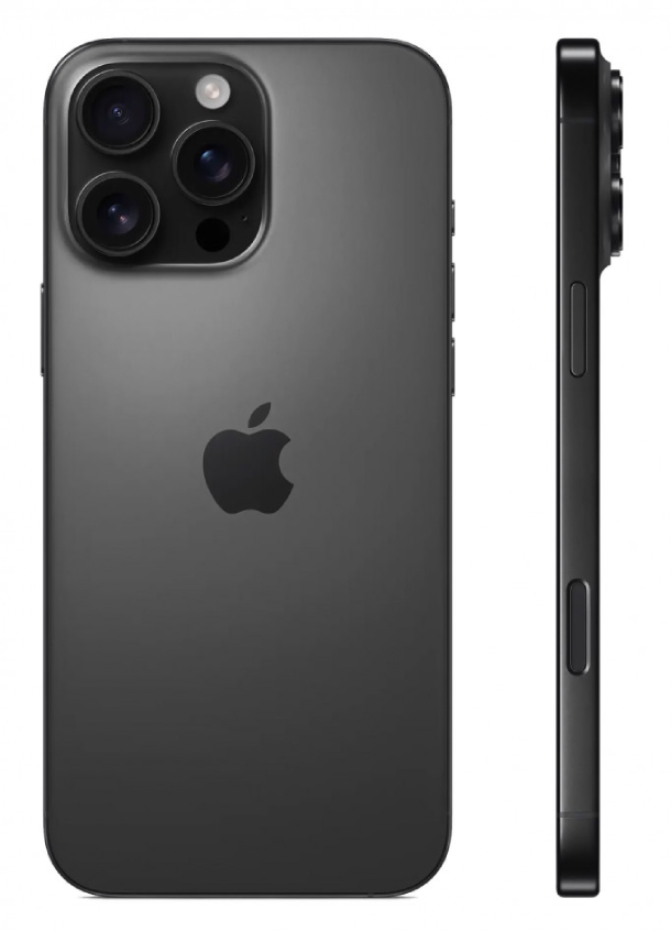iPhone 16 Pro Max 256Гб (1 sim + eSIM / 100%) Черный титан - Б/У  ★★★★☆