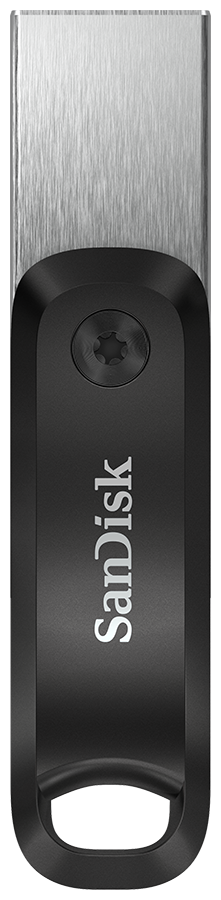 Флеш-накопитель USB 3.0 SanDisk 128ГБ Go iXpand  for iPhone and iPad (USB3.0/Lightning), Черный