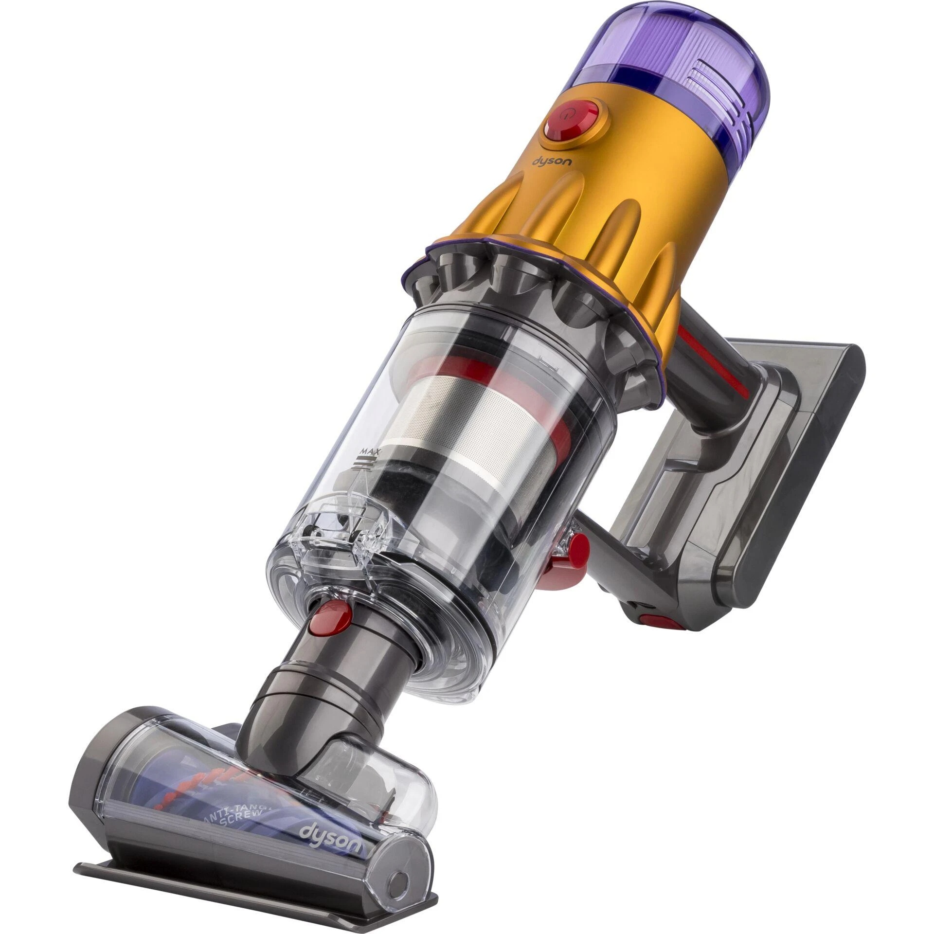 Беспроводной пылесос Dyson V12 Detect Slim Absolute Vacuum Cleaner, Никель/Желтый